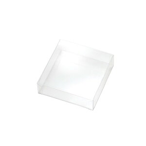 HEIKO 箱 PETクリアケース 85×85×25 1個(ご注文単位10個)