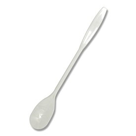 【1束までヤマト運輸宅急便コンパクト対応】スプーン マドラースプーン 16cm アイボリー (1本個包装) 100本