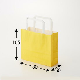 HEIKO　紙袋　H25チャームバッグ　18－2（平手）　白筋無地　Y　50枚