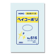 HEIKO　ポリ袋　透明 ヘイコーポリエチレン袋　0．06mm厚　No．616　50枚
