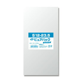 【ネコポス/3束まで送料245円】SWAN OPP袋 ピュアパック S12-23.5(長3サイズ) (テープなし) 100枚