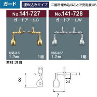 【修理用品・自分で行う鼻盛り加工】定形外260円発送 ガードアーム141シリーズ 単品 メガネ クリングス 1…