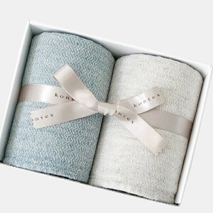 コンテックス KONTEX ギフトセット クレア フェイスタオル2枚セット オーガニックコットン 今治タオル 日本製 人気 ギフト 引出物 出産祝い 結婚祝い お祝い お返し 香典返し 快気祝い ご挨拶