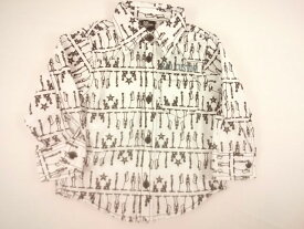【セール】RADCUSTOM(ラッドカスタム)☆ボーダースカルプリントのブロードシャツ