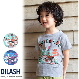 セール　ディラッシュ DILASH ジュニア アトム勢ぞろいTシャツ 半袖 80 90 100 110 120 130 140 150cm 2019春夏