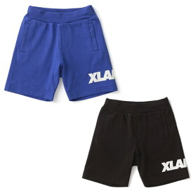 セール　エクストララージキッズ XLARGE KIDS ファニーゴリラプリントロゴショートパンツ ズボン 80 90 100 110 120 130 140cm ロイヤルブルー クロ ブラック