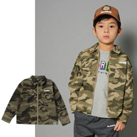 エクストララージキッズ XLARGE KIDS OGゴリラジップ式ワークシャツ シャツ マルチカラー トップス 80 90 100 110 120 130 140cm