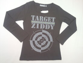 セール・通常価格（2800円）☆ZIDDY(ジディー)★【ニコプチ・JSガール掲載ブランド】シンプルベーシックZIDDYロゴいっぱいTシャツ(お手頃価格)