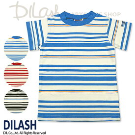 セール　DILASH(ディラッシュ)【2018盛夏】ボーダー半袖Tシャツ