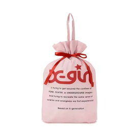 エックスガール X-girl Stages ギフトラッピング プレゼント包装 ギフトトートバッグ 約49cm×39cm