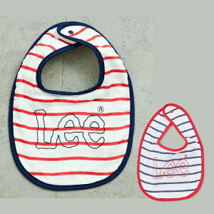 Lee リー ベビー Leeロゴ ビブ スタイ ブルー レッド 青色 赤色 よだれかけ ベビー