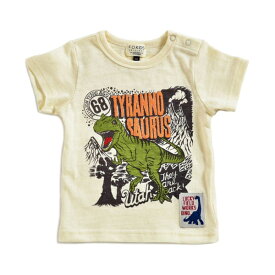 F.O.KIDS エフオーキッズ ティラノサウルスプリントTシャツ