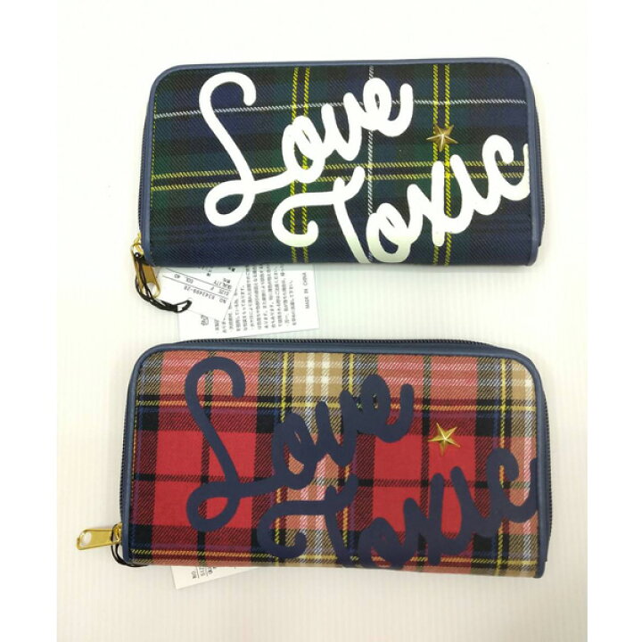 楽天市場】Lovetoxic ラブトキシック チェック 長財布 ウォレット 