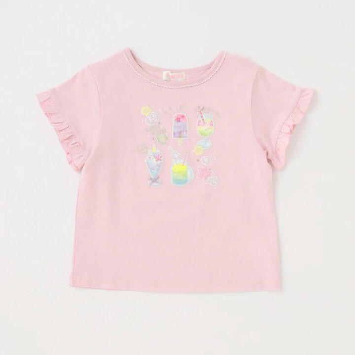 楽天市場】mezzopiano メゾピアノ ソーダ刺しゅう 半袖Tシャツ 110 120  