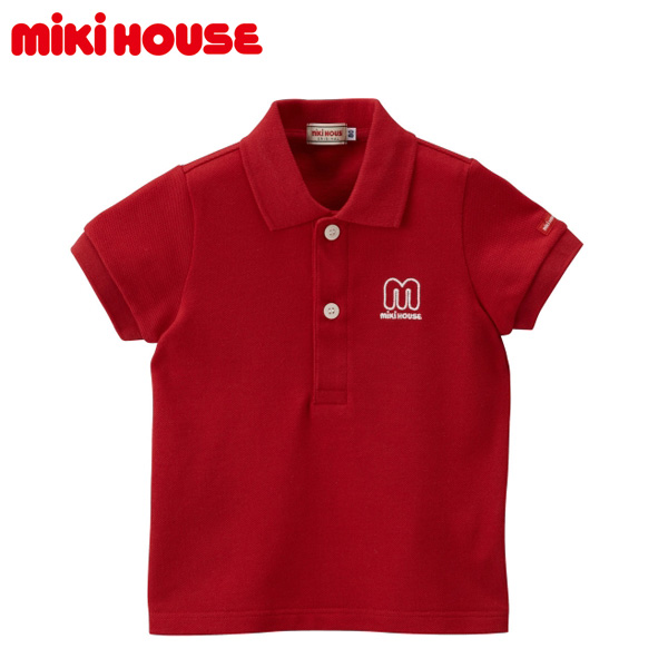 MIKI HOUSE 正規取扱店/ MIKIHOUSE ミキハウス ｍロゴ半袖ポロシャツ 80 90 100cm ベビー | こにゃんこＢＲＡＮＤ　 ＫＩＤ’Ｓ