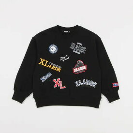 XLARGE KIDS エクストララージ キッズ MIXロゴトレーナー 80 90 100 110 120 130 140cm ベビー キッズ ジュニア