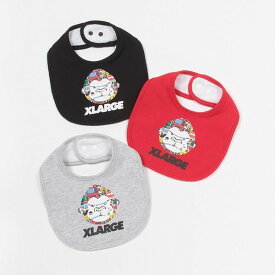 XLARGE KIDS エクストララージ キッズ 乗り物×ファニーゴリラスタイ よだれかけ ベビー