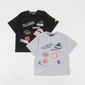 XLARGE KIDS エクストララージ キッズ MIXロゴ半袖Tシャツ 80 90 100 110 120 130 140cm ベビー キッズ ジュニア