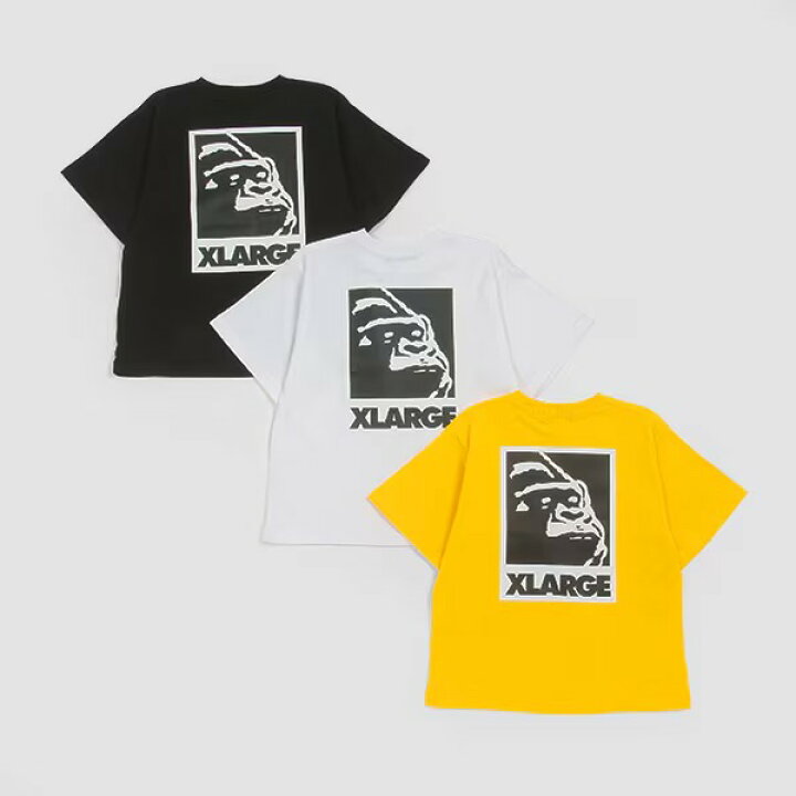 楽天市場】XLARGE KIDS エクストララージ キッズ スクウェアOGゴリラ 