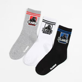 XLARGE KIDS エクストララージ キッズ ラインゴリラクルーソックス 靴下 13 14 15 16 17 18 19 20 21cm キッズ