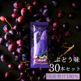 アイス シャーベット アイスクリーム｜和果の音色ぶどう30本セット｜スティック フルーツ 大容量 ぶどう味 ぶどうシャーベット