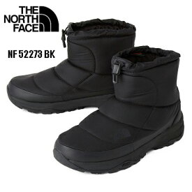 【送料無料】【THE NORTH FACE ザ・ノース・フェイス NF52273 BK】TNFブラック(BK)×TNFブラック(BK) Nuptse Bootie WP VII Short ヌプシ ブーティ ウォータープルーフ ショート（ユニセックス） 防寒 防水 撥水 ブーツ