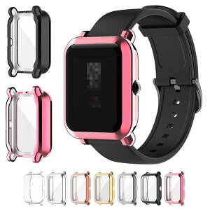 Amazfit Bip S NAP[X/Jo[ یP[X Jo[ \tgbL TPU veN^[Jo[ ϏՌ \tgP[X