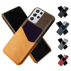 Galaxy S21/S21+/S21 Ultra �P�[�X ���U�[�� �V���v�� �J�[�h���[�t�� �ی�P�[�X �Ռ��z�� �J�o�[ Samsung �T���X�� �M�����N�V�[S21/S21�v���X/S21�E���g�� ��� �n�[�h�P�[�X �X�}�z�P�[�X ������� �X