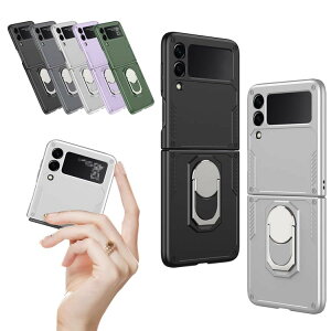 Galaxy Z Flip3 5G SCG12 SC-54B �ϏՌ� �P�[�X/�J�o�[ �܂肽���݌^ �X�^���h�@�\ �����O�t�� Samsung �T���X�� �M�����N�V�[ Z �t���b�v3 5G Android �A���h���C�h �������� ������� �X�}�[�g�t�H��/�X�}