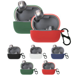 SoundPEATS Sonic ケース カバー カラビナ付き シリコン シンプル 保護カバー サウンドピーツ ソニック おすすめ おしゃれ カバー 傷防止 ケース ワイヤレスイヤホン 保護ケース