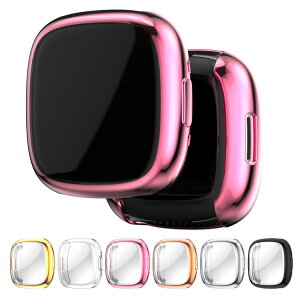 Fitbit Versa4/sense2 P[X Jo[ TPU bL tی ϏՌ fB[X Y یJo[ tBbgrbg @[T 4/tBbgrbg Sense2 یP[X TPU \tgP[X   X