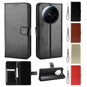 Xiaomi 12S Ultra �P�[�X / �J�o�[ �蒠�^ ���킢�� �R �X�g���b�v�t�� �X�^���h�@�\ �J�[�h���[ PU���U�[ �蒠�^ ���킢���P�[�X �V���I�~ 12S �E���g�� �A���h���C�h �������� ������� �X�}�[�g