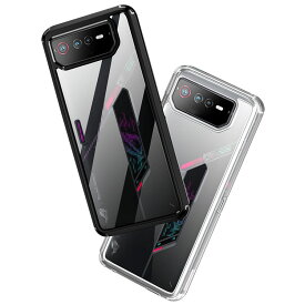 ASUS ROG Phone 6 クリア ケース 耐衝撃 カバー シンプル 背面透明 エイスース スマホケース おしゃれ スマホカバー スマートフォン ケース カバー