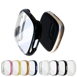 Fitbit Versa4/sense2 P[X Jo[ TPU bL tی ϏՌ fB[X Y یJo[ tBbgrbg @[T 4/tBbgrbg Sense2 یP[X TPU \tgP[X   X