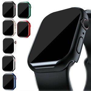 Apple Watch Series 9/8/7/Ultra 2/1 �P�[�X �K���X�t�B���� �P�[�X �J�o�[ �t���ی�J�o�[ �A�b�v���E�H�b�` �V���[�Y9/8/7/�E���g��2/1 41mm/45mm/49mm �n�[�h�P�[�X �ی�P�[�X �t�B������̌^ �����K���X