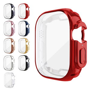 Apple Watch Series 9/8/7/Ultra 2/1 �P�[�X �J�o�[ �t���ی� TPU ���b�L �\�t�g�P�[�X �A�b�v���E�H�b�` �V���[�Y9/8/7/�E���g��2/1 41mm/45mm/49mm �ی�P�[�X �����ȒP