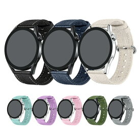 Galaxy Watch 6 6 Classic スマートウォッチ HUAWEI WATCH GT 3 Pro バンド ベルト ナイロン キャンバス バンド幅 20mm 22mm 交換リストバンド/交換バンド/交換ベルト おすすめ スマートウォッチ用リストバンド ファーウェイウォッチ ギャラクシーウォッチ Watch5