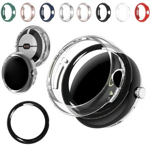 Google Pixel Watch P[X Jo[ یJo[ + tیtB NA/PF vX`bN n[hP[X O[O sNZ EHb` Jo[ PMMA tیveN^[/tB SʕیtB