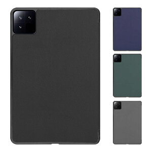 Xiaomi Pad 6 �P�[�X �J�o�[ 11.2�C���` �蒠�^ PU���U�[ �V���I�~ �p�b�h 6 �蒠�^�P�[�X �X�^���h�@�\ �J�o�[ ������� �^�u���b�gTPU �P�[�X/�J�o�[