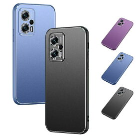 Xiaomi POCO F5 ケース カバー アルミ+TPU 耐衝撃 保護 ケース シンプル シャオミ ポコ F5 アンドロイド おすすめ おしゃれ スマートフォン/カバー スマホケース ストラップホール付き