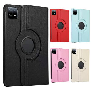 Xiaomi Pad 6 �P�[�X �J�o�[ 11.2�C���` �蒠�^ 360°��] �X�^���h�@�\ PU���U�[ �V���I�~ �p�b�h 6 �蒠�^�P�[�X �n�[�h�P�[�X ������� �^�u���b�g�P�[�X/�J�o�[
