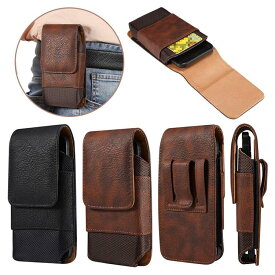 Orbic FUN+ 4G ケース 縦仕様 ウエストバッグ ウエストポーチ ベルトループ ホルダー ホルスター PUレザー カード収納 オルビック FUN+ 4G