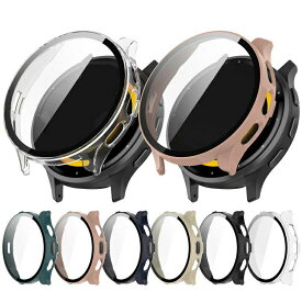 Garmin用 Venu 3用 ケース Venu 3S用 カバー 強化ガラス （ガラスフィルム） 付き 全面保護 液晶保護ケース ガーミン用 ヴェニュー3用 / 3S用 単色 / クリア フィルム一体 ハードケース