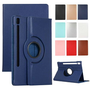 Galaxy Tab S9 FE ケース 10.9インチ クリア 手帳型 カバー PUレザー スタンド機能 360度回転 サムスン ギャラクシー タブS9 FE 10.9インチ 衝撃吸収 シンプル おしゃれ 手帳型レザーケース/カバー タブ