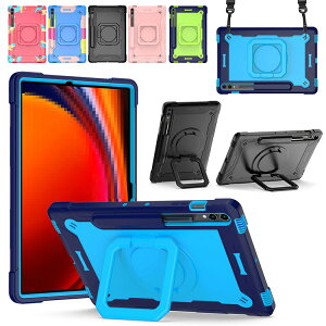 Galaxy Tab S9 FE+ �P�[�X 12.4�C���` �J�o�[ �X�^���h�@�\ �X�}�z�V�����_�[ �y�����[ �Ў莝�� �֗��ȃ����O�t�� �v �T���X�� �M�����N�V�[ �^�uS9 FE+ �Ռ��z�� �V���v�� �J�o�[ �^�u���b�g�P�[�X