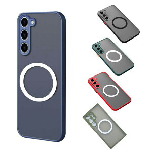 Galaxy S24 �P�[�X/�J�o�[ S24+/S24 Ultra Qi�[�d ���C�����X�[�d �Ή� �}�O�l�b�g�z�� �w�ʃP�[�X TPU �}�b�g ������ �X�g���b�v�� �P�[�X Samsung �T���X�� �M�����N�V�[ S24/S24 �v���X/S24 �E���g�� ����