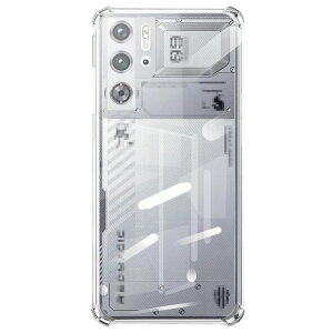 REDMAGIC 9 Pro �N���A�P�[�X 9 Pro+ �ϏՌ� �J�o�[ �N���A ���� TPU �p �ی� �R�[�i�[�o���p�[ �V���v�� �w�ʃP�[�X �\�t�g�P�[�X/�J�o�[ �X�g���b�v�z�[���t�� Nubia �k�r�A ���b�h�}�W�b�N9�v�� / 9