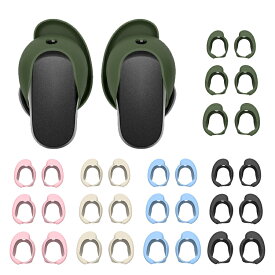 QuietComfort Ultra Earbuds スポーツヘッドフォン 3セット (L+S+M) 合計6枚入 ワイヤレスイヤホンカバー イヤーピース ソフト パッド シンプル おしゃれ 薄型 ワイヤレスイヤホンカバー Bose ボーズ クワイエットコンフォート ウルトラ イヤフォン ソフト パッド