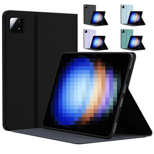 Xiaomi Pad 6S Pro �P�[�X �J�o�[ 12.4�C���` �蒠�^ PU���U�[ �V���I�~ �p�b�h 6S �v�� �蒠�^�P�[�X �X�^���h�@�\ �J�o�[ ������� �^�u���b�gTPU �P�[�X/�J�o�[