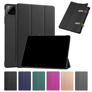 Xiaomi Pad 6S Pro �P�[�X �I�[�g�X���[�v �@�\�t�� 12.4�C���` �蒠�^ �J�o�[ PU���U�[ �X�^���h�@�\ ���� �V���I�~ �p�b�h 6S �v�� �Ռ��z�� �V���v�� ������� �蒠�^���U�[�P�[�X/�J�o�[ �^�u��